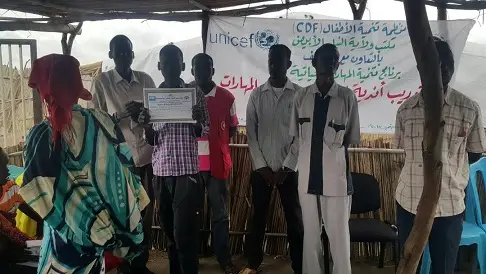 CDF and UNICEF organize Life Skills Training in White Nile state