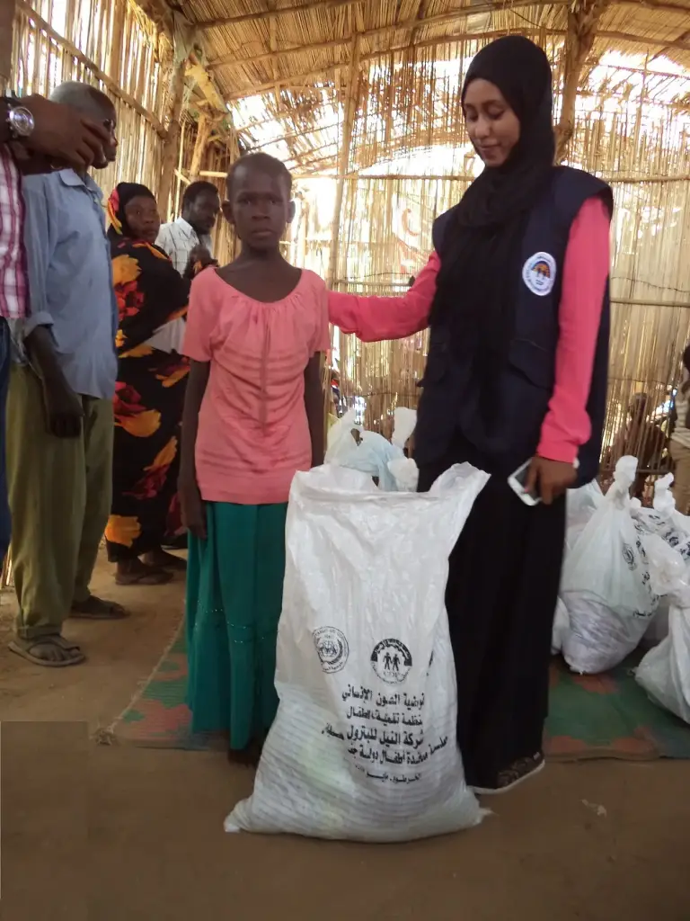 قافلة إغاثة تابعة لمنظمة تنمية الأطفال تتجه لدعم أطفال جنوب السودان في الخرطوم