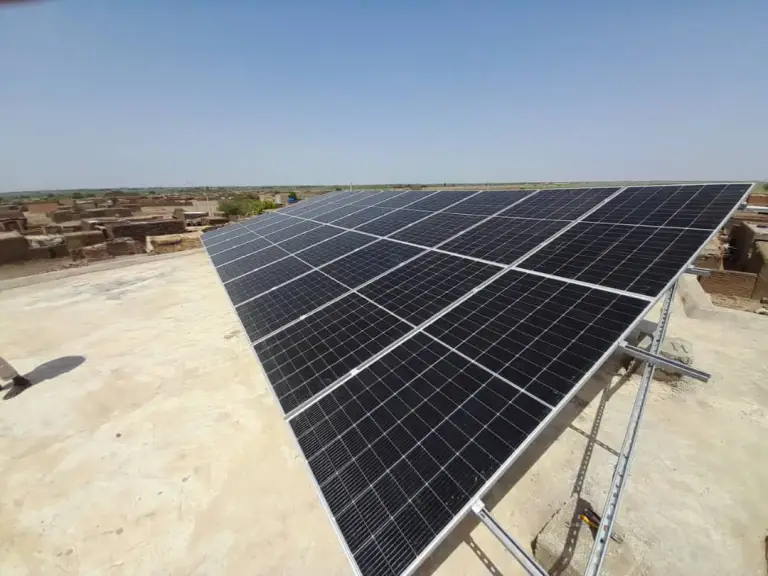 CDF Installed a Solar Energy System For The Water Source In  East of Al-Gezira locality